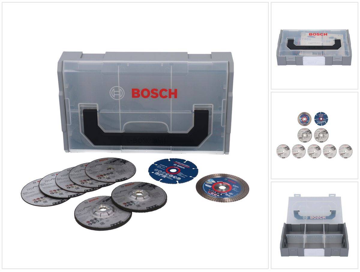 Bosch L-Boxx Mini Trennscheibe Schruppscheibe Set 76 x 10 mm 9 tlg. ( 06159975VC )