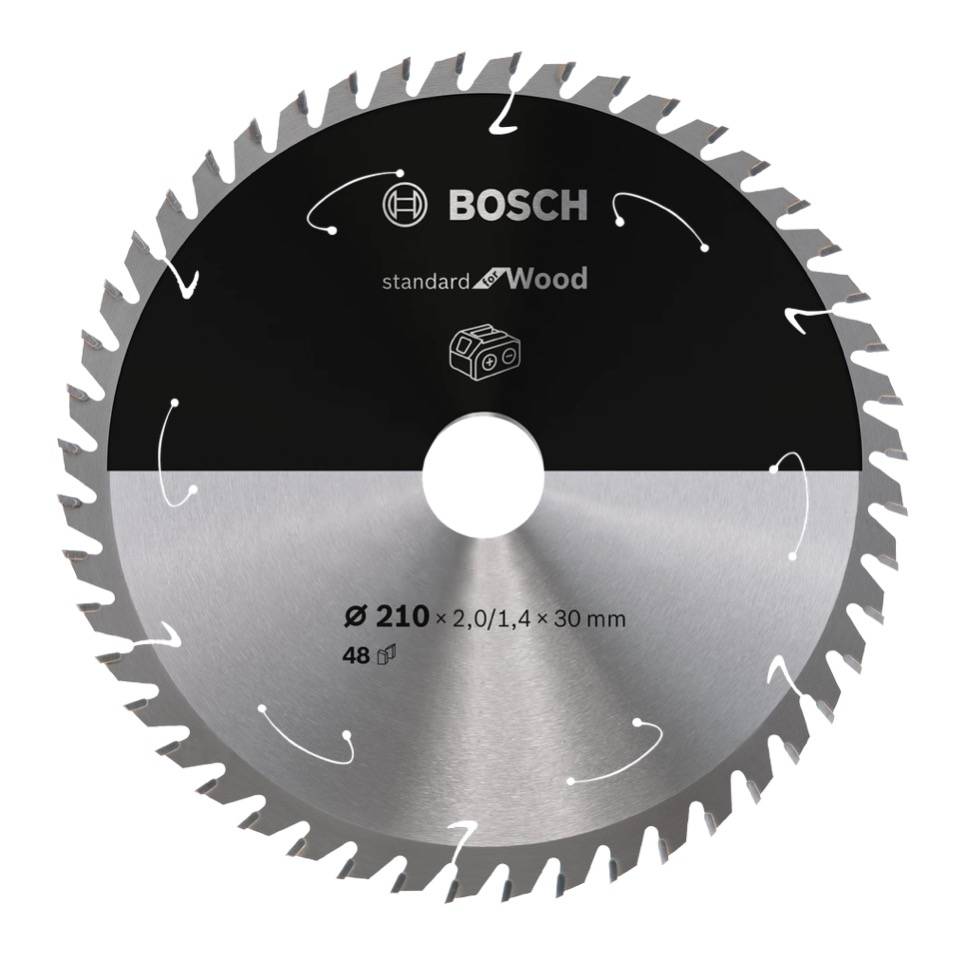 Bosch Professional Standard for Wood Kreissägeblatt 210 x 30 x 1,7 mm 48 Zähne ( 2608837714 )