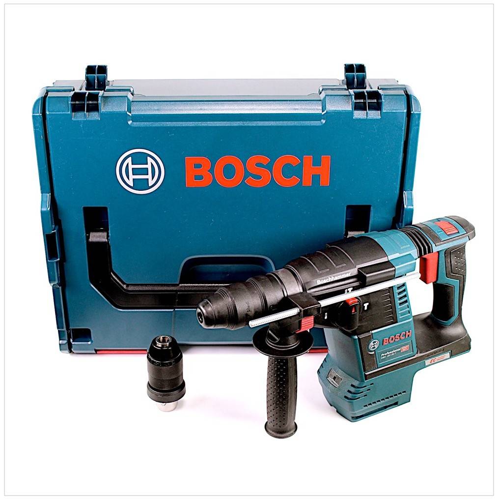 Bosch GBH 18V-26 F Akku Bohrhammer 18V 2,6J brushless SDS plus Solo + L-Boxx ( 0611910001 ) - ohne Akku, ohne Ladegerät