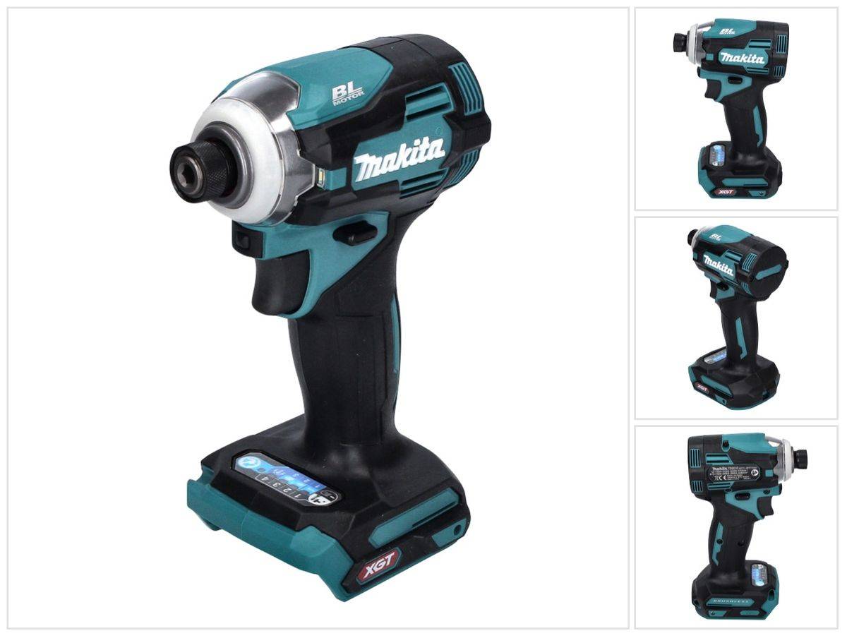 Makita TD 001 GZ Akku Schlagschrauber 40 V max. 220 Nm 1/4" XGT Brushless Solo - ohne Akku, ohne Ladegerät