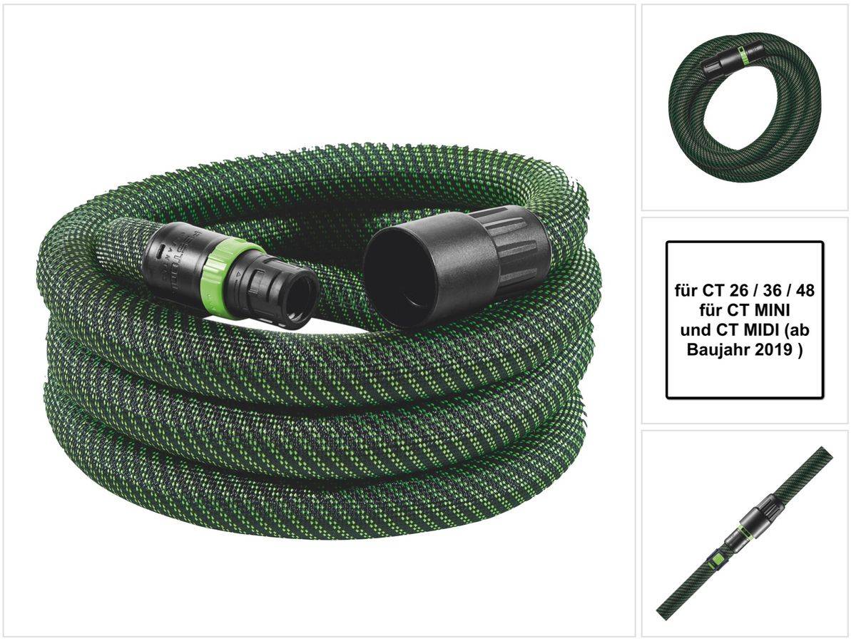 Festool D 27/32x3,5m-AS/CTR Saugschlauch für CT 26 / 36 / 48 / MINI / MIDI ( 577158 ) - Nachfolger von 204921