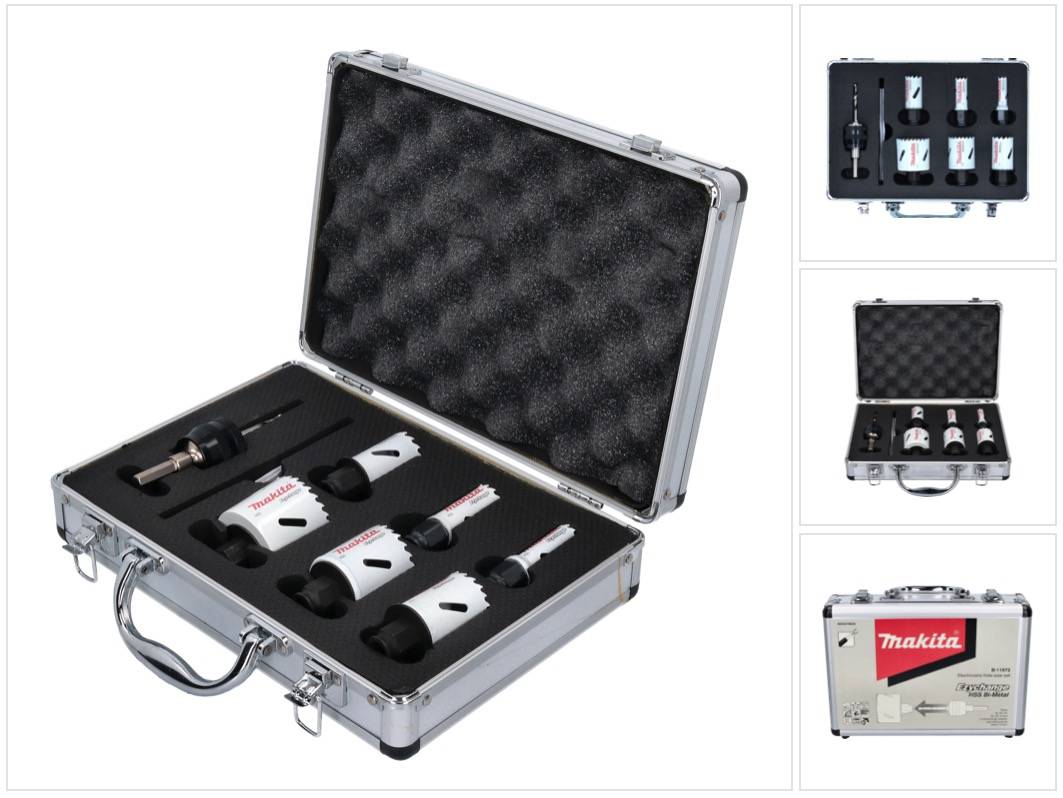 Makita EZYchange BIM Elektriker Lochsägen Set 8 tlg. 16 - 51 mm Bi-Metall ( B-11972 )