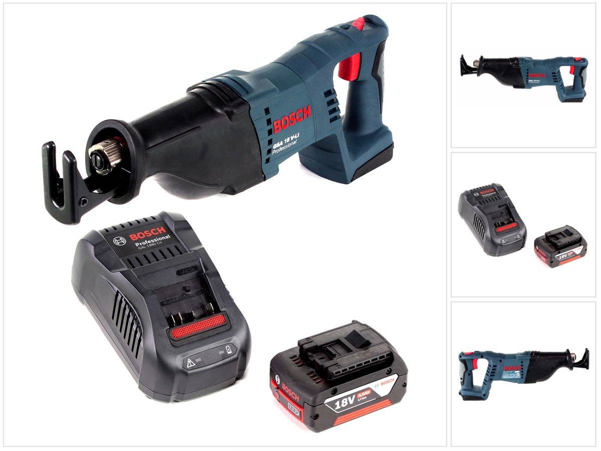 Bosch GSA 18 V-Li Akku Säbelsäge 18V + 1x Akku 4,0Ah + Ladegerät
