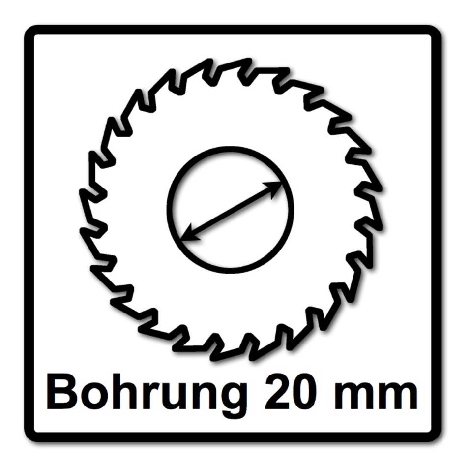 Festool 2x Kreissägeblatt Aluminium / Plastics HW 160 x 1,8 x 20 mm F/FA52 ( 2x 205555 ) für Tauchsägen TS 55 F, TSC 55 K & Handkreissägen HK 55,
