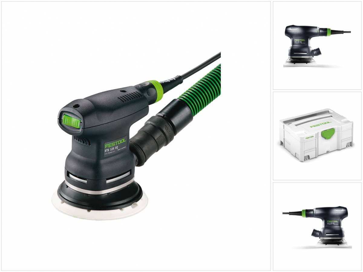Festool ETS 125 EQ-Plus Exzenterschleifer 200W 2mm Hub im Systainer ( 571814 )