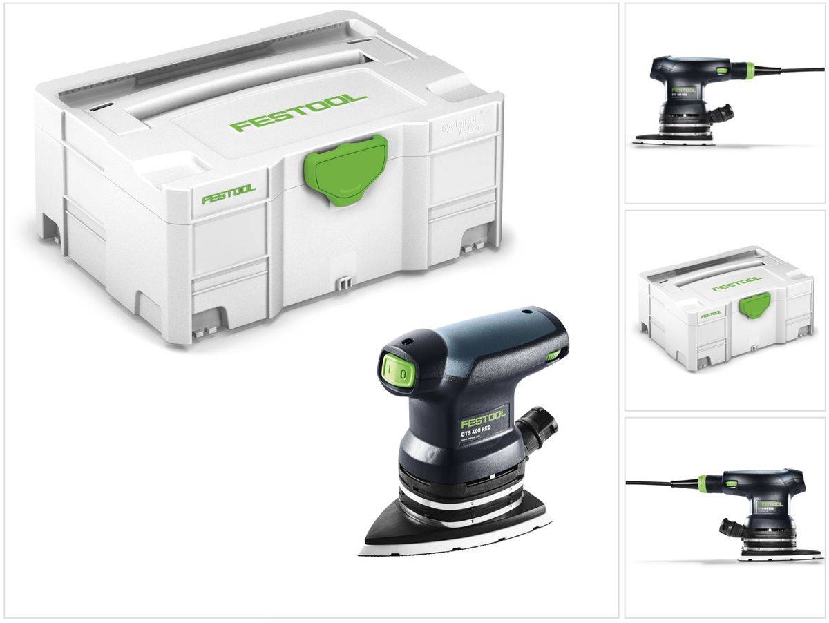 Festool DTS 400 REQ-Plus Delta Schleifer 250W 2mm Hub im Systainer ( 574635 ) + Zubehör