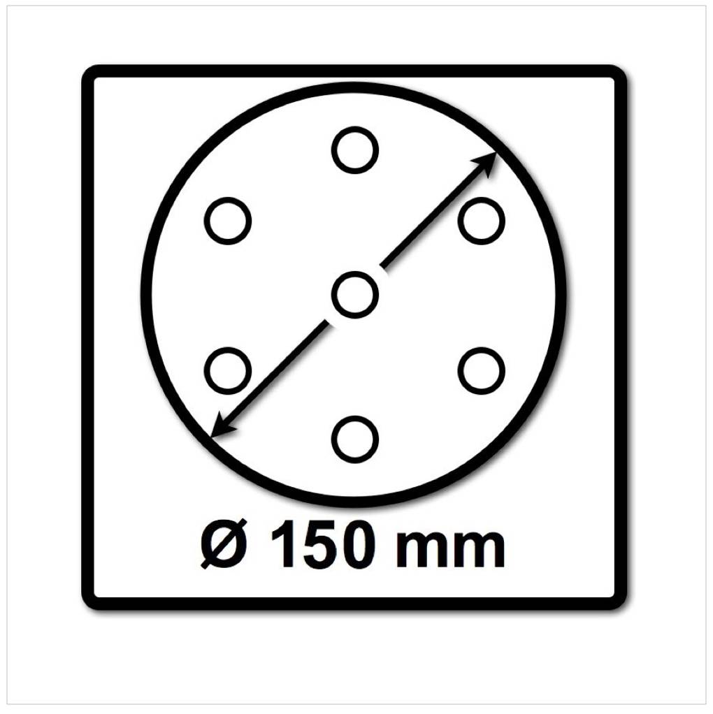 Festool STF D150/16 Schleifscheiben 150 mm Granat P150 GR / 100 Stück ( 496980 )