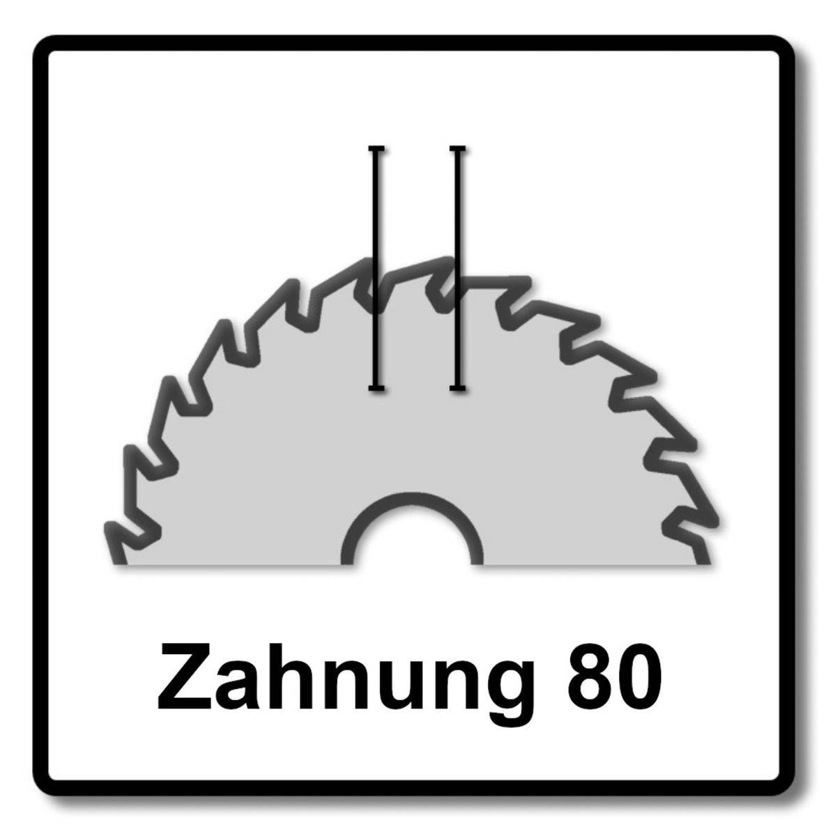 Festool Spezial Kreissägeblatt TF80 A 254 x 2,4 x 30 mm ( 575978 ) für TKS 80 Tischkreissäge