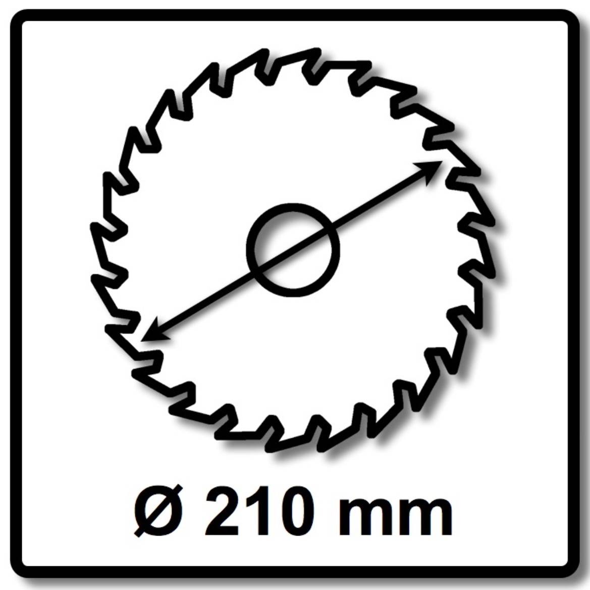 Festool Panther Kreissägeblatt PW16 Holz 210 x 2,6 x 30 mm 210 mm 16 Zähne ( 493196 ) TS