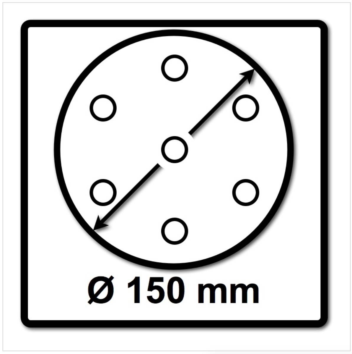 Festool STF D150/48 Rubin2 Schleifscheiben RU2/50, P80, 150 mm / 50 Stück ( 575188 ) - neue Version von 499119