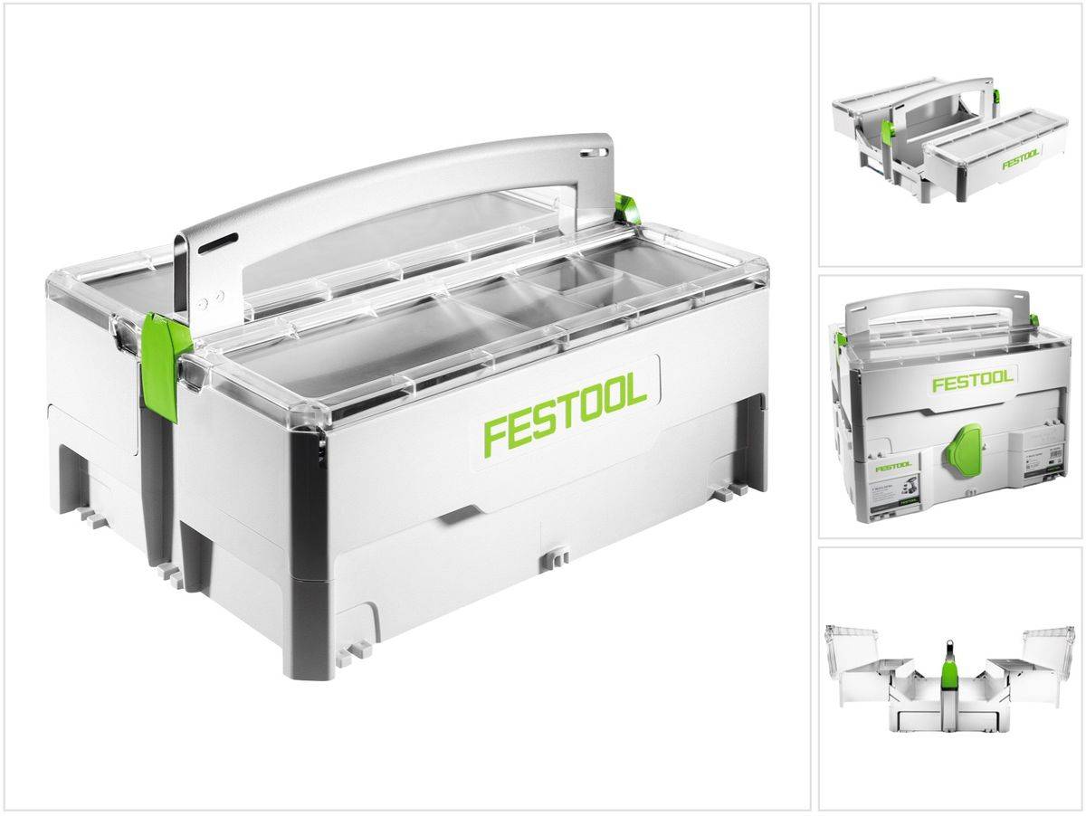 Festool SYS-SB Storage Box Werkzeugkoffer mit schwenkbaren Oberfächern ( 499901 )