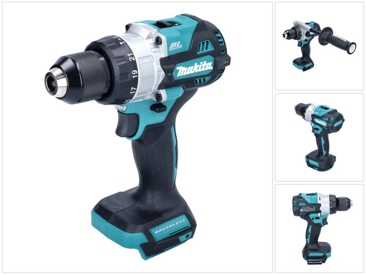 Makita DHP 486 Z Akku Schlagbohrschrauber 18 V 130 Nm Brushless Solo - ohne Akku, ohne Ladegerät