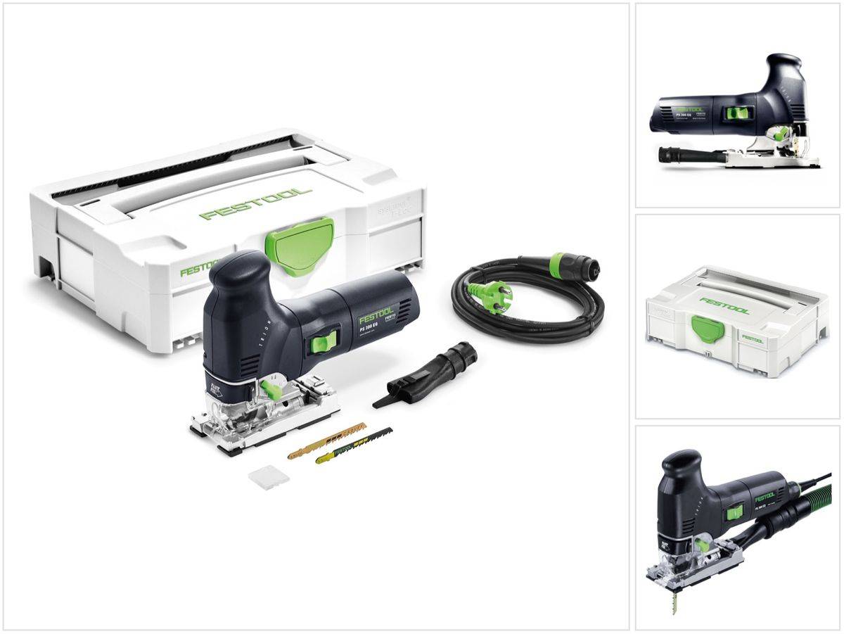 Festool PS 300 EQ-PLUS Pendelstichsäge 720W 120mm im Systainer ( 561445 ) + 2x Sägeblatt