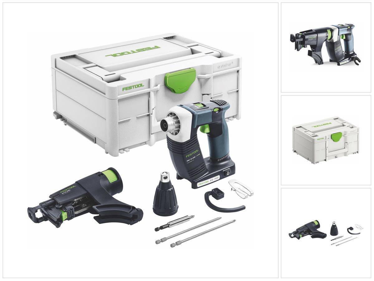 Festool DURADRIVE DWC 18-4500 Basic Akku Bauschrauber 18 V 14 Nm Brushless ( 576504 ) + Systainer - ohne Akku, ohne Ladegerät ( Nachfolger von