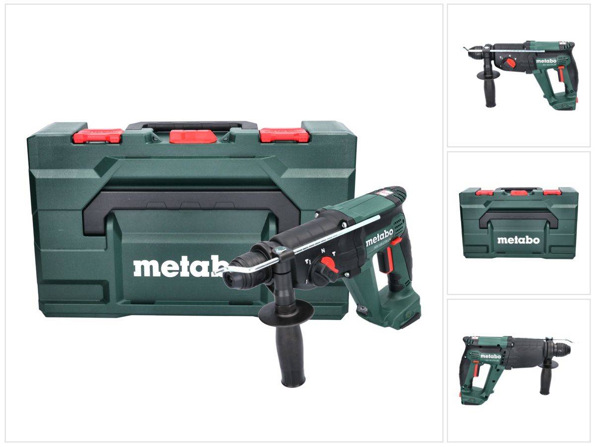 Metabo KH 18 LTX 24 Akku Kombihammer 18 V 2,1 J SDS plus + metaBOX ( 601712840 ) - ohne Akku, ohne Ladegerät
