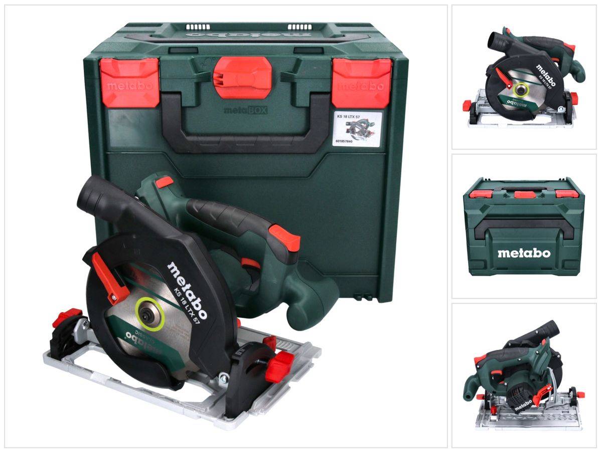 Metabo KS 18 LTX 57 Akku-Handkreissäge 18V 165 x 20 mm + metaBOX ( 601857840 )