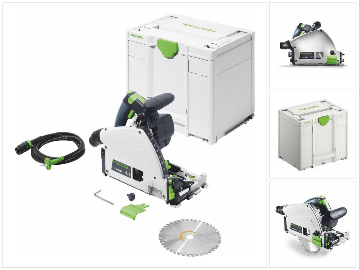 Festool TS 60 KEBQ-Plus Tauchsäge 1500 Watt 168 mm + Systainer ( 576721 )