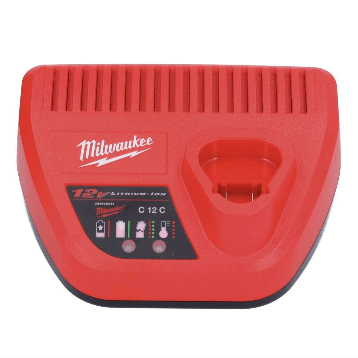 Milwaukee M12 NRG-402 Akku Starter Set 2x 12 V 4,0 Ah / 4000 mAh Li-Ion Akku ( 4933459211 ) + C12 C Ladegerät
