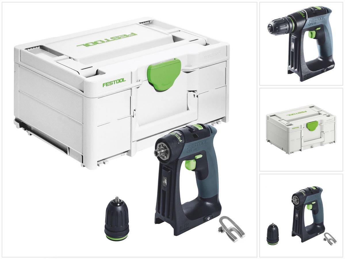 Festool CXS 18-Basic Akku Bohrschrauber 18 V 40 Nm Brushless ( 576882 ) + Systainer - ohne Akku, ohne Ladegerät