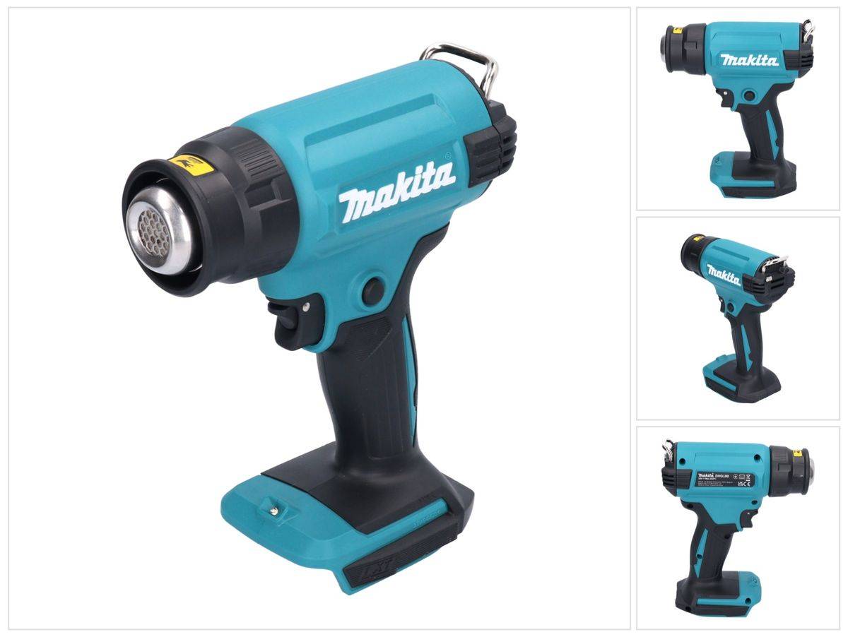 Makita DHG 180 Z Akku Heißluftgebläse 18 V 550 °C Solo - ohne Akku, ohne Ladegerät