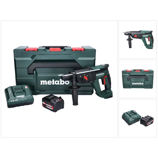 Metabo KH 18 LTX 24 Akku Kombihammer 18 V 2,1 J SDS plus + 1x Akku 4,0 Ah + Ladegerät + metaBOX Metabo KH 18 LTX 24 Akku Kombihammer 18 V 2,1 J SDS plus + 1x Akku 4,0 Ah + Ladegerät + metaBOX