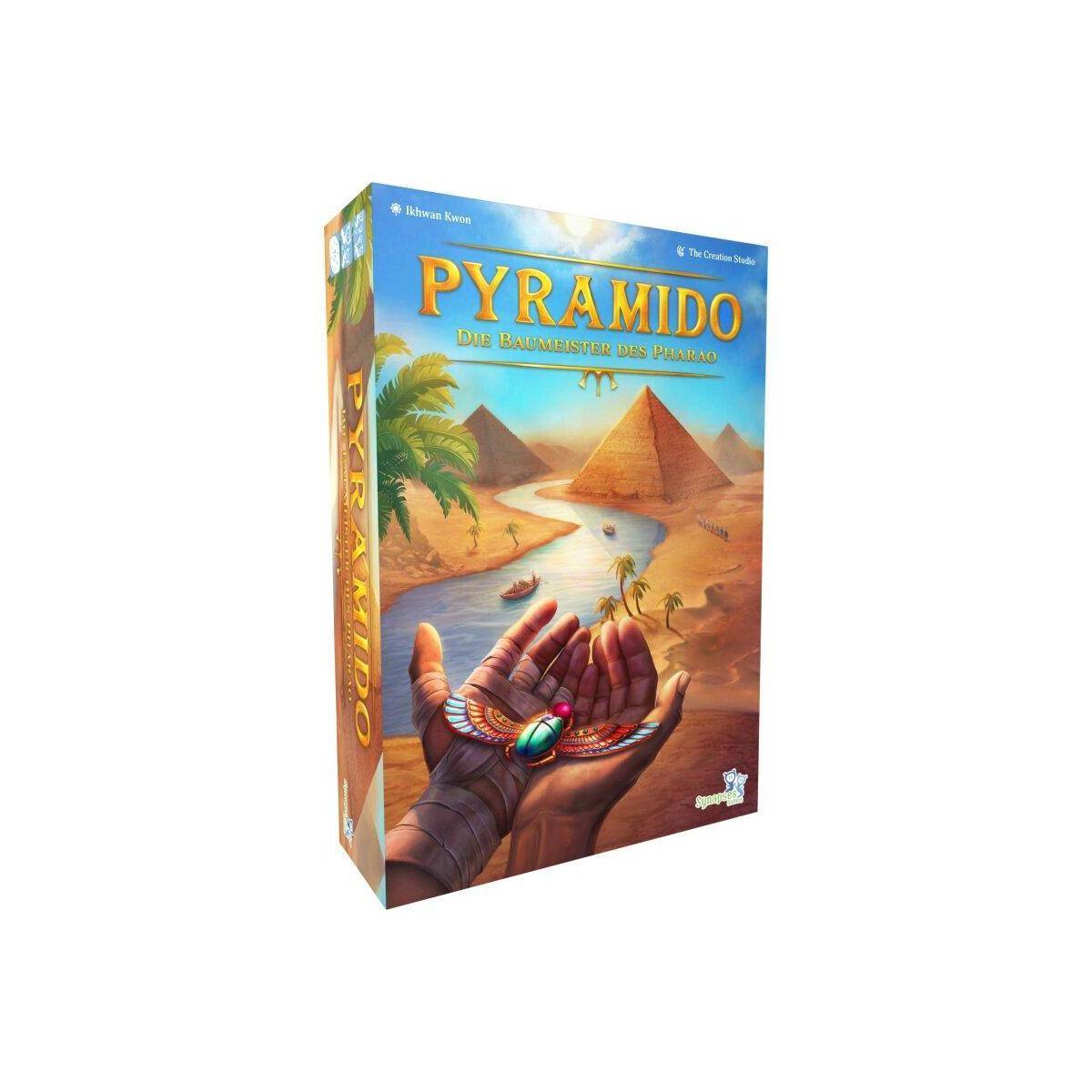 Pyramido, Brettspiel, für 2-4 Spieler, ab 8 Jahren (DE-Ausgabe)