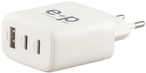 E+P Elektrik USB-Schnell-Ladegerät AC213 ws