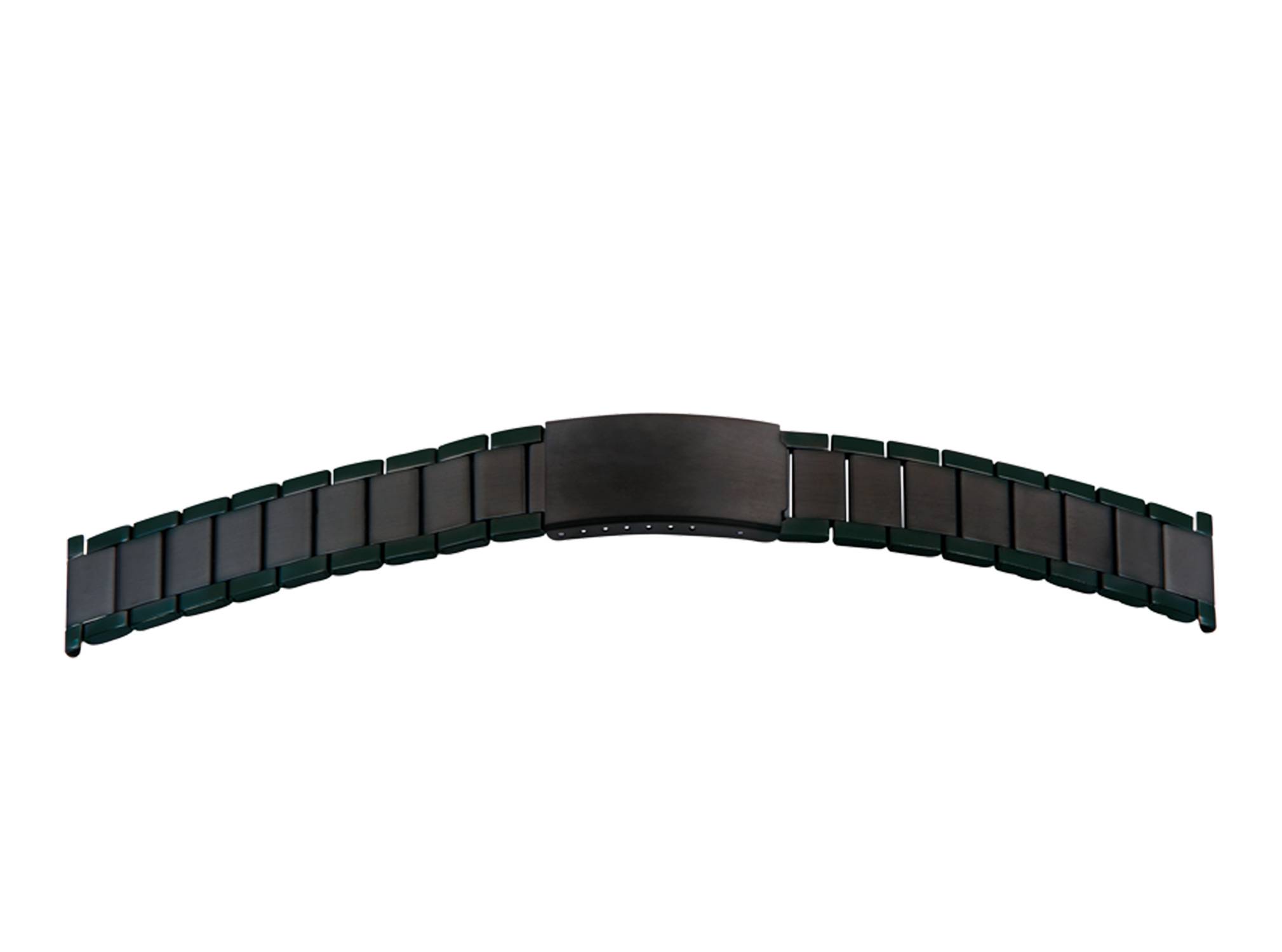 SELVA Uhrenarmband, Edelstahl, poliert / satiniert, Ersatzband mit Faltschließe