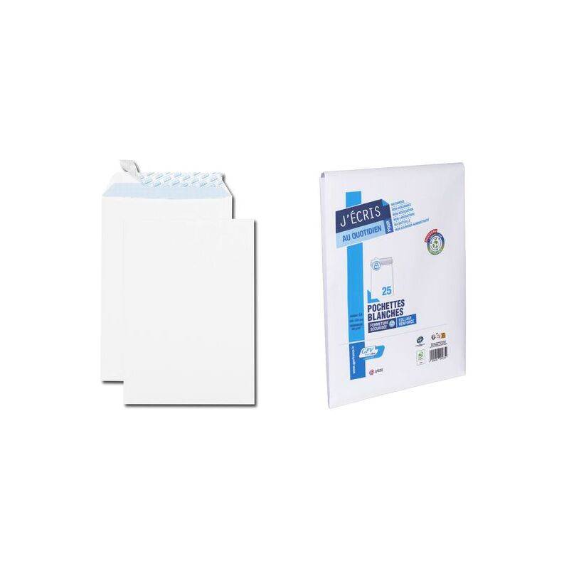 GPV Versandtaschen, C4, 229 x 324 mm, weiß, ohne Fenster