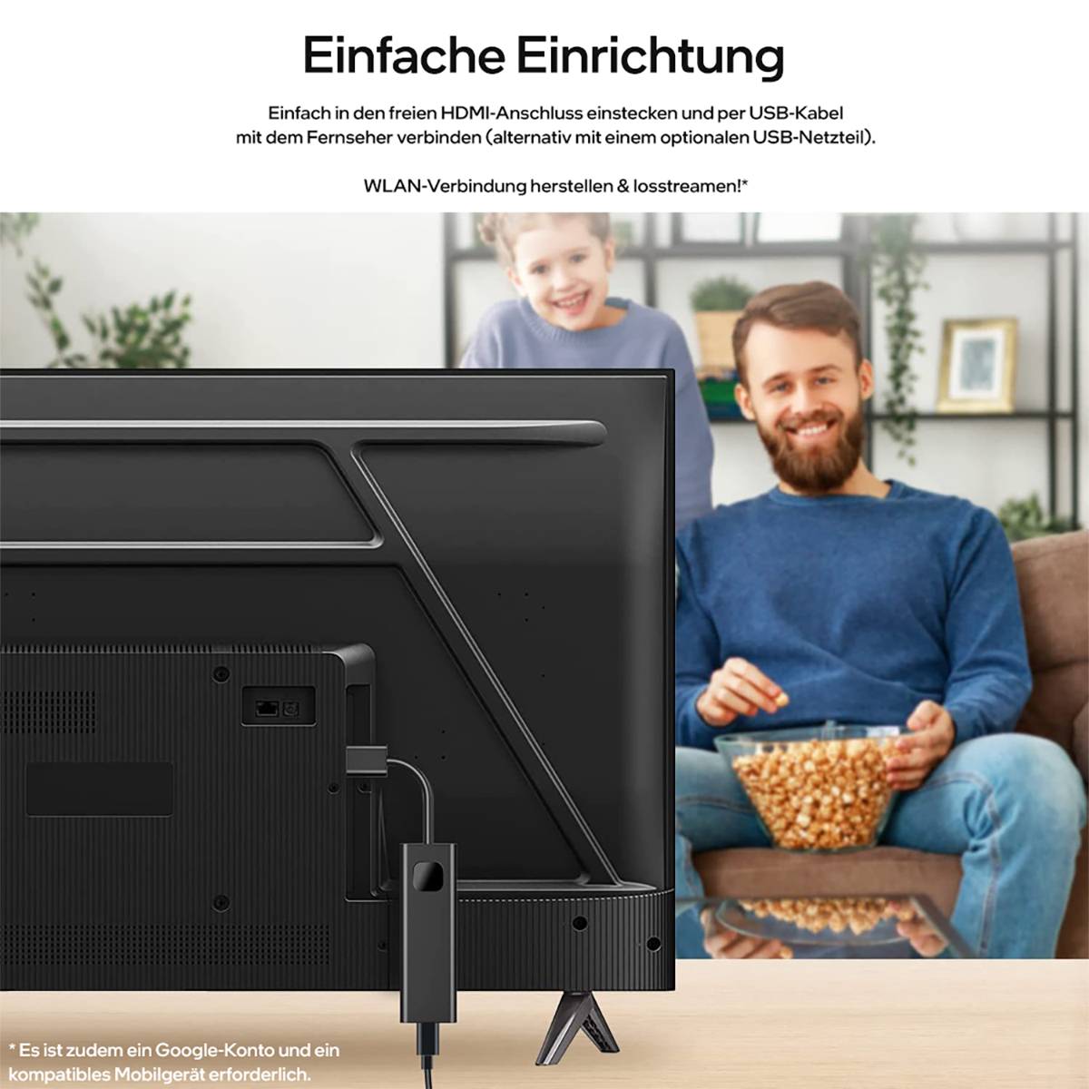 Android TV Stick GD1 4K (Ultra-HD) HDR Streaming HDMI | Chromecast | Netflix | Prime Video | Disney+