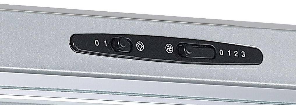 YUNA Mila Dunstabzugshaube KUBH 60205 Edelstahl 60 cm, inklusive Kohlefilter