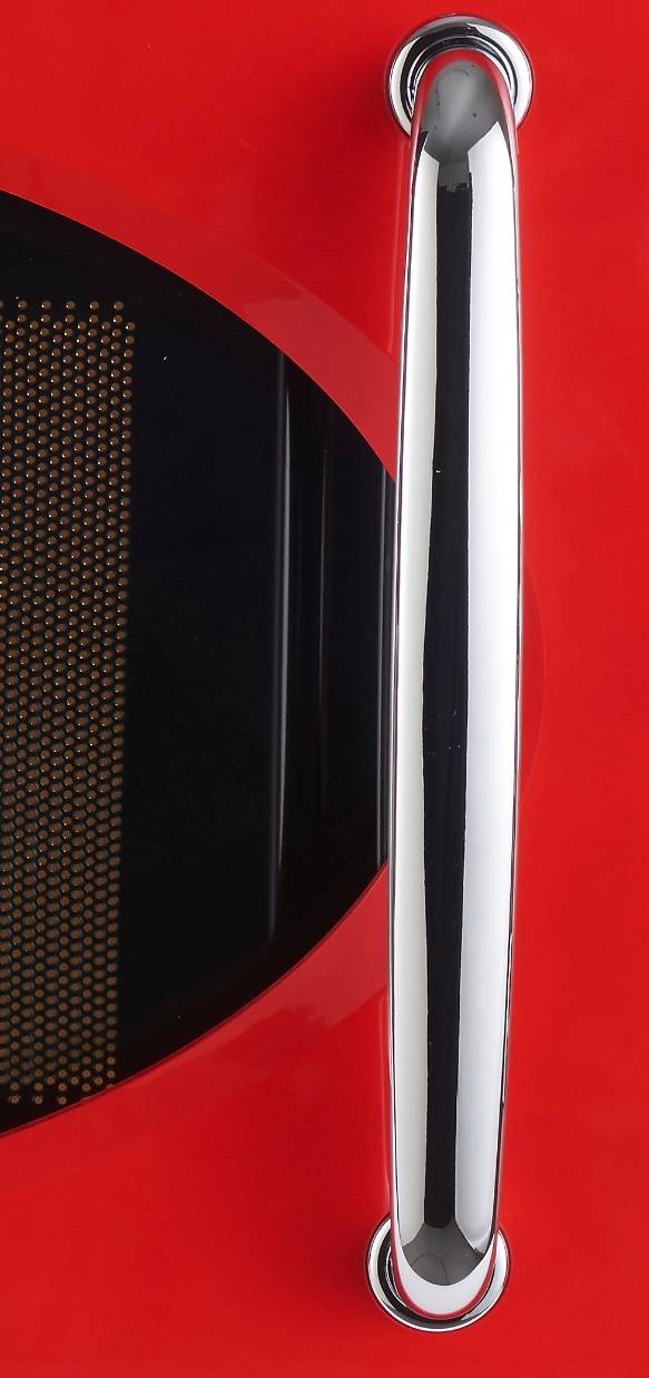 Wolkenstein Mikrowelle MW720 FRW - rot, Retro-Design, 700Watt, 20l, nostalgie