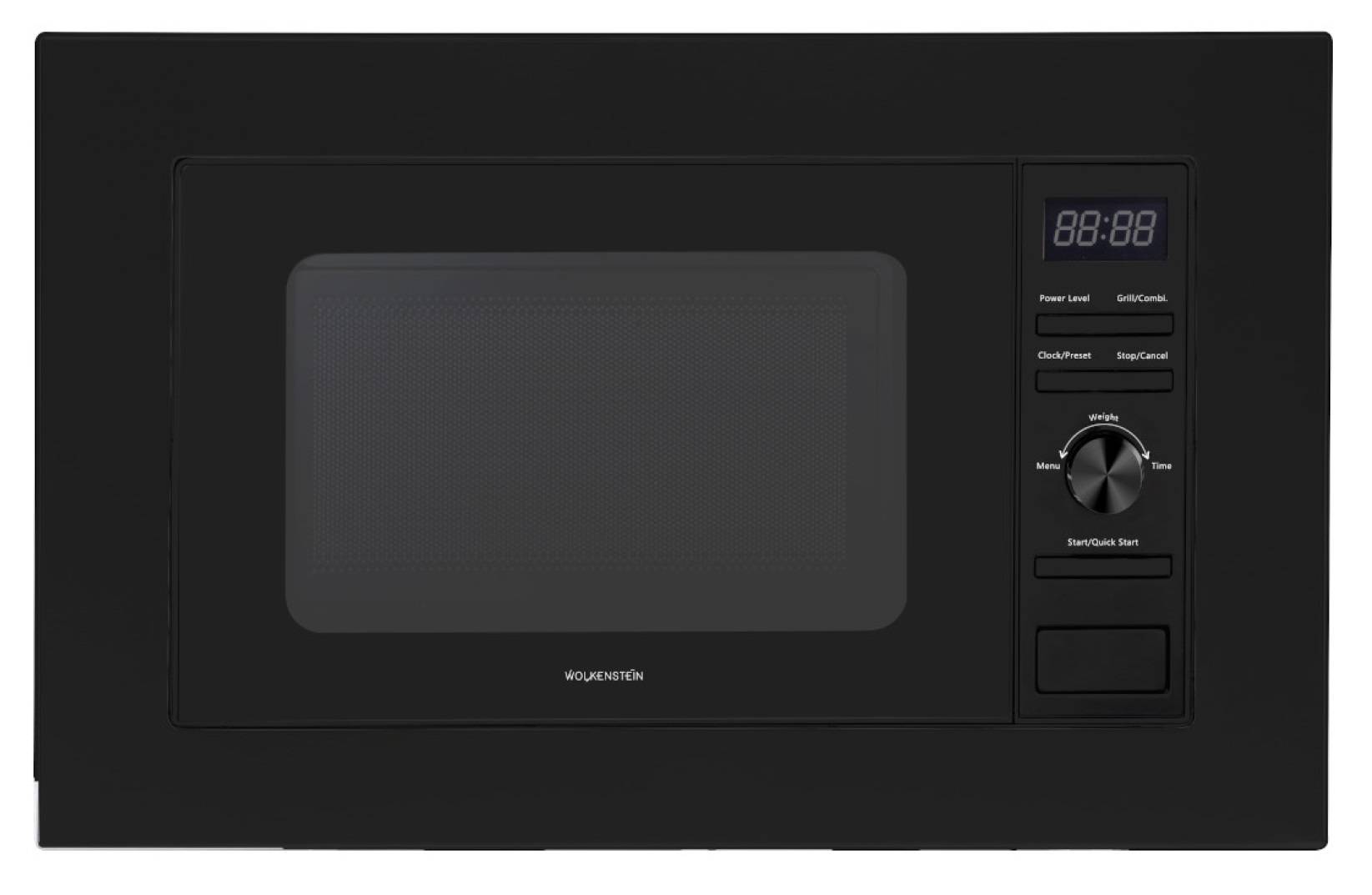 Wolkenstein Einbaumikrowelle WMW800-20GB EB - schwarz 800W Grill 900W