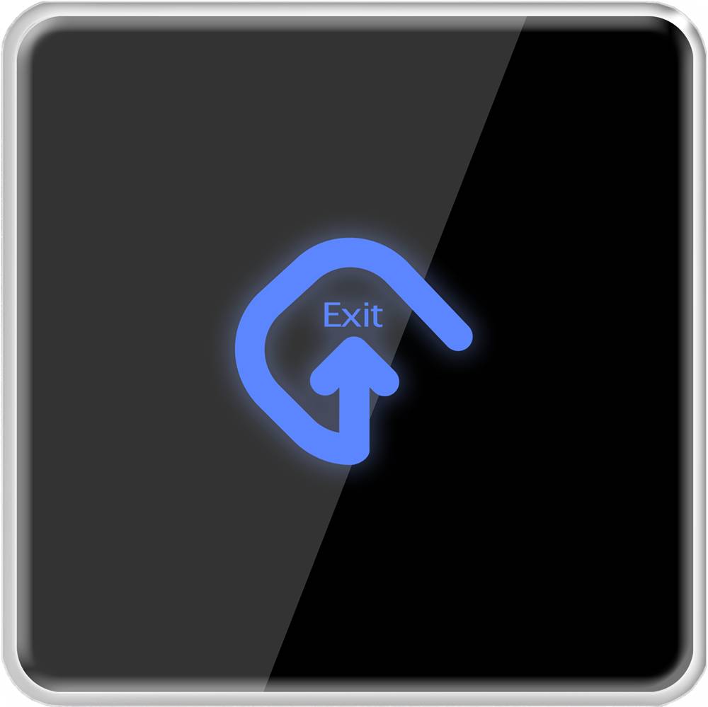 Blaues „Exit