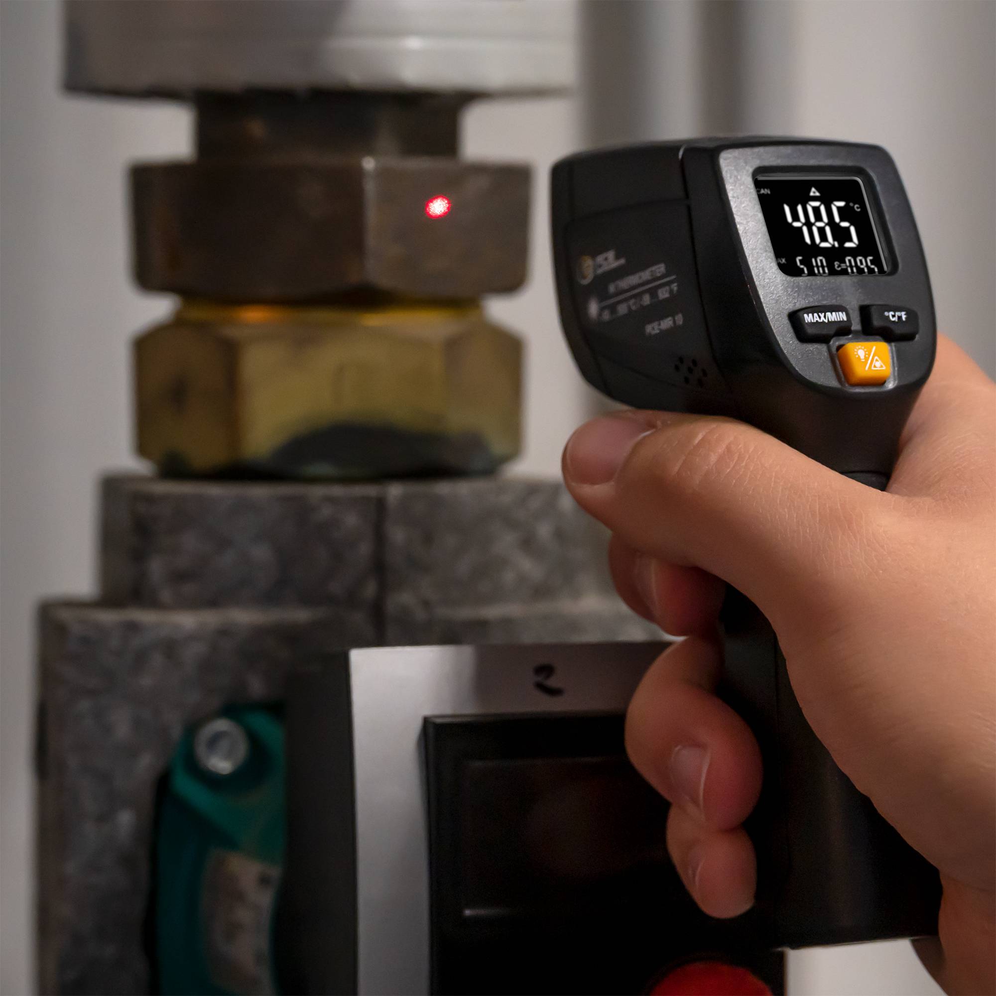 PCE Instruments Infrarotthermometer PCE-MIR 10 |-50 … +500 °C |°F |Messfleckverhältnis 12:1 |Laserklasse 2