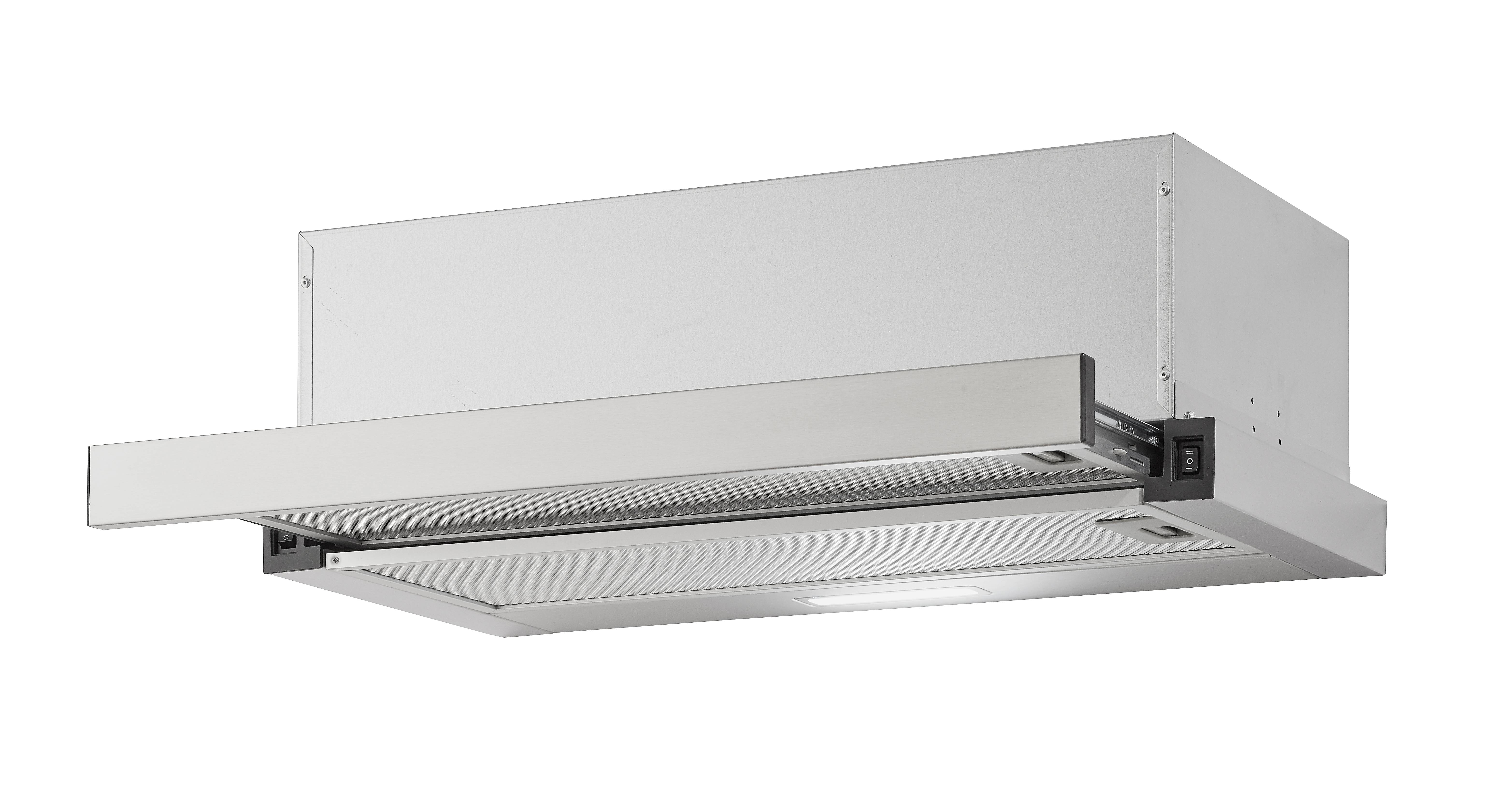 PKM Dunstabzugshaube FS1-60BSPY, Edelstahlblende