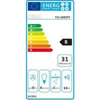 PKM Dunstabzugshaube FS1-60BSPY, Edelstahlblende PKM Dunstabzugshaube FS1-60BSPY, Edelstahlblende