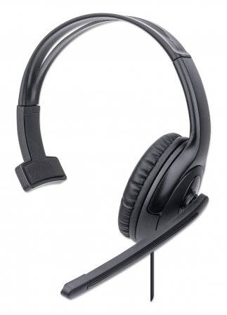 MANHATTAN Mono USB-Headset Eingabe / Ausgabe Kopfhörer