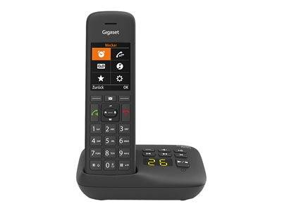 GIGASET C575A schwarz Telekommunikation, UCC & Wearables Festnetztelefone Tischtelefon analog & SIP