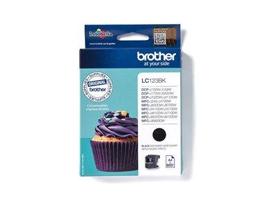 BROTHER LC123BK Tinte schwarz 600Seiten Drucken, Scannen & Verbrauchsmaterial Verbrauchsmaterialien