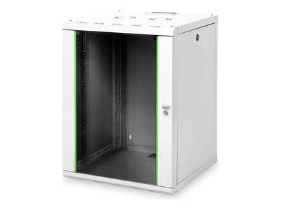 DIGITUS 48,3cm Wandschrank 16HE grau Server, Storage & USV Rack-Gehäuse Rack-Schränke