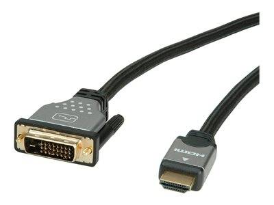 ROLINE Monitorkabel DVI - HDMI ST-ST 3m Audio, Video, Display & TV Optionen & Zubehör Videoadapter