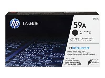 HP LaserJet 59A Tonerkassette, schwarz, kompatibel mit M304, M404, M428, MFP M430 Modellen, mit 'JetIntelligence'-Technologie.