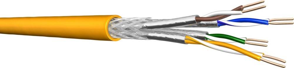 1000 Meter Draka Comteq (DNT) UC1200 SS23 Kat.7A gelb 60011129-Dca-T1000