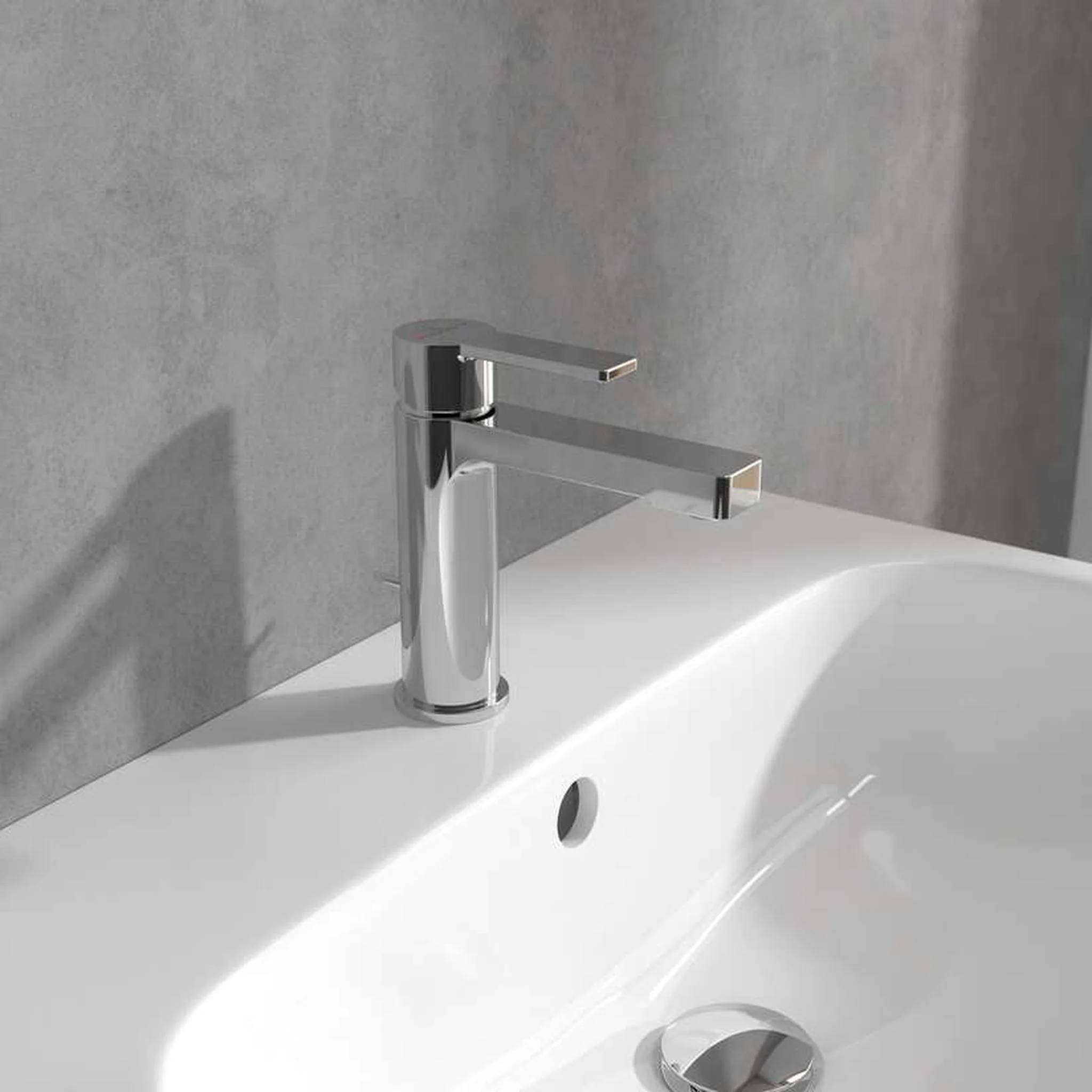 Villeroy & Boch EH-Armatur Architectura 42x164x161mm mit Zugst-Ablaufgarnitur Chrom, 1 Stk.