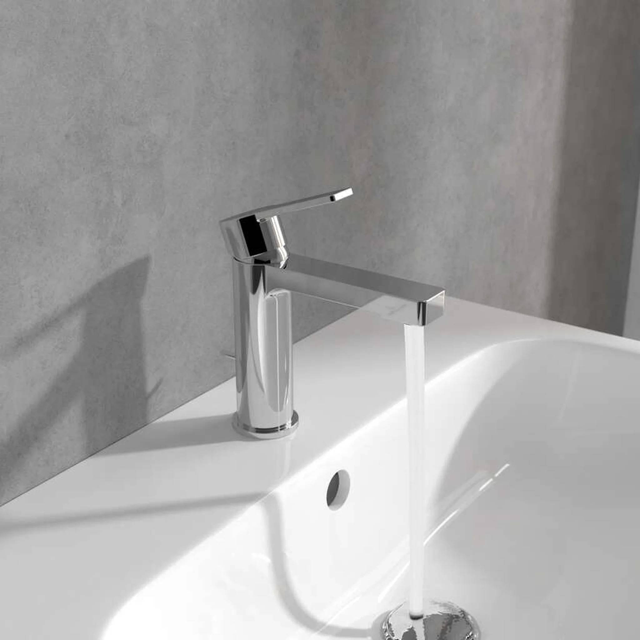 Villeroy & Boch EH-Armatur Architectura 42x164x161mm mit Zugst-Ablaufgarnitur Chrom, 1 Stk.