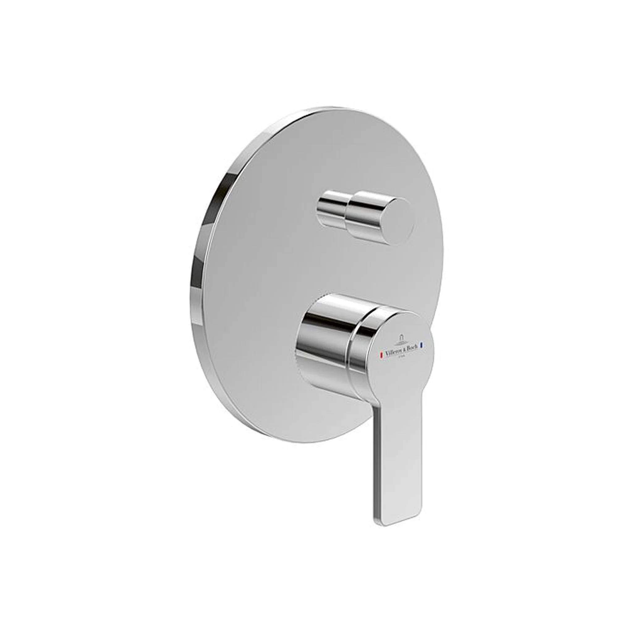 Villeroy & Boch EH-Wannenaramtur für Dusche, 170x170x42mm, Chrom, 1 Stk.