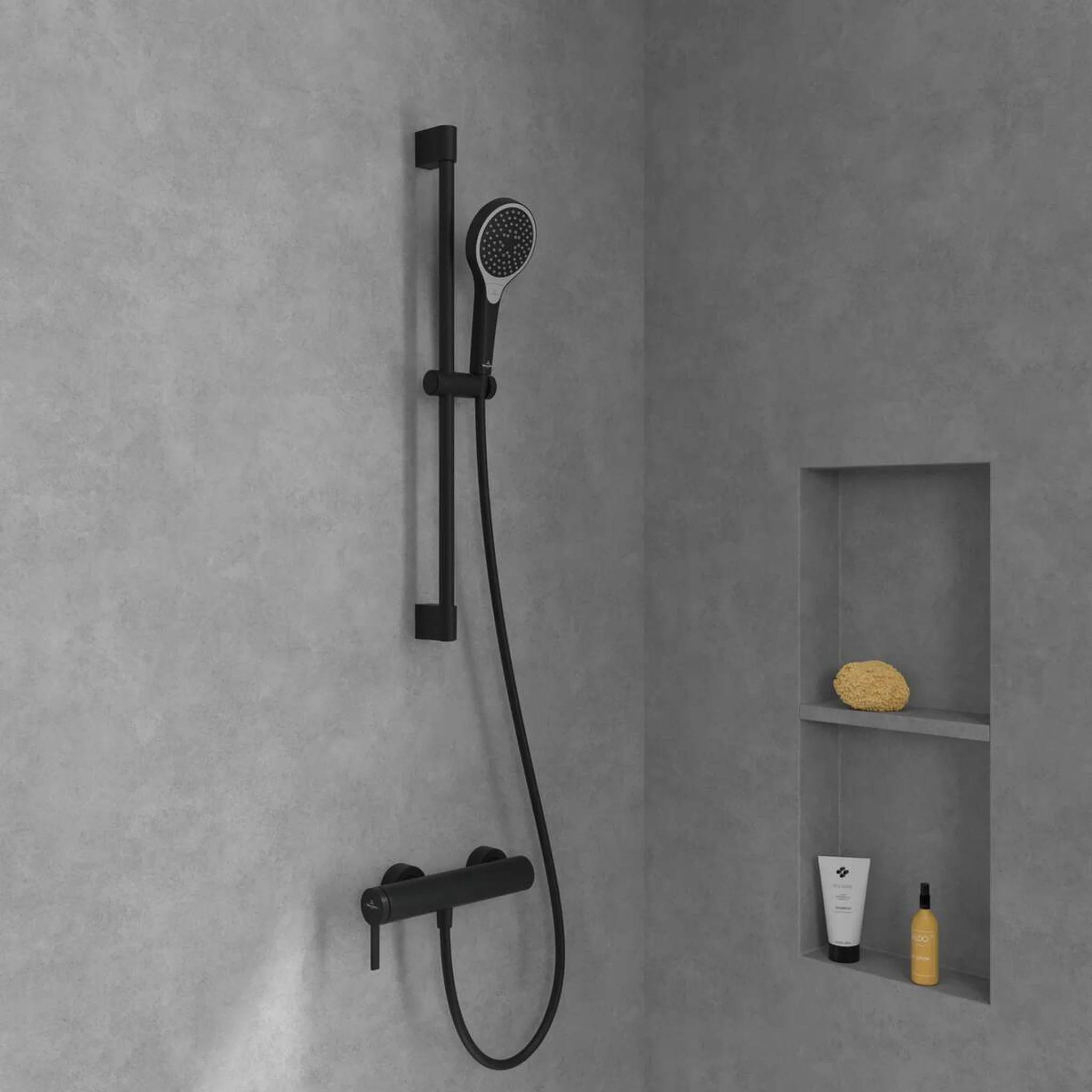 Villeroy & Boch EH-Brausearmatur Serie Dawn 274x111x88mm Matt Black, 1 Stk.