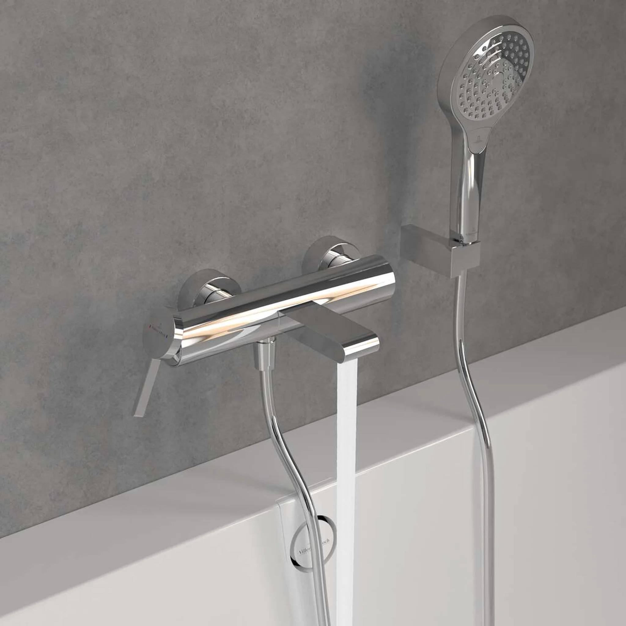 Villeroy & Boch EH-Badewannenarmatur Serie Dawn 274x111x186mm Chrom, 1 Stk.
