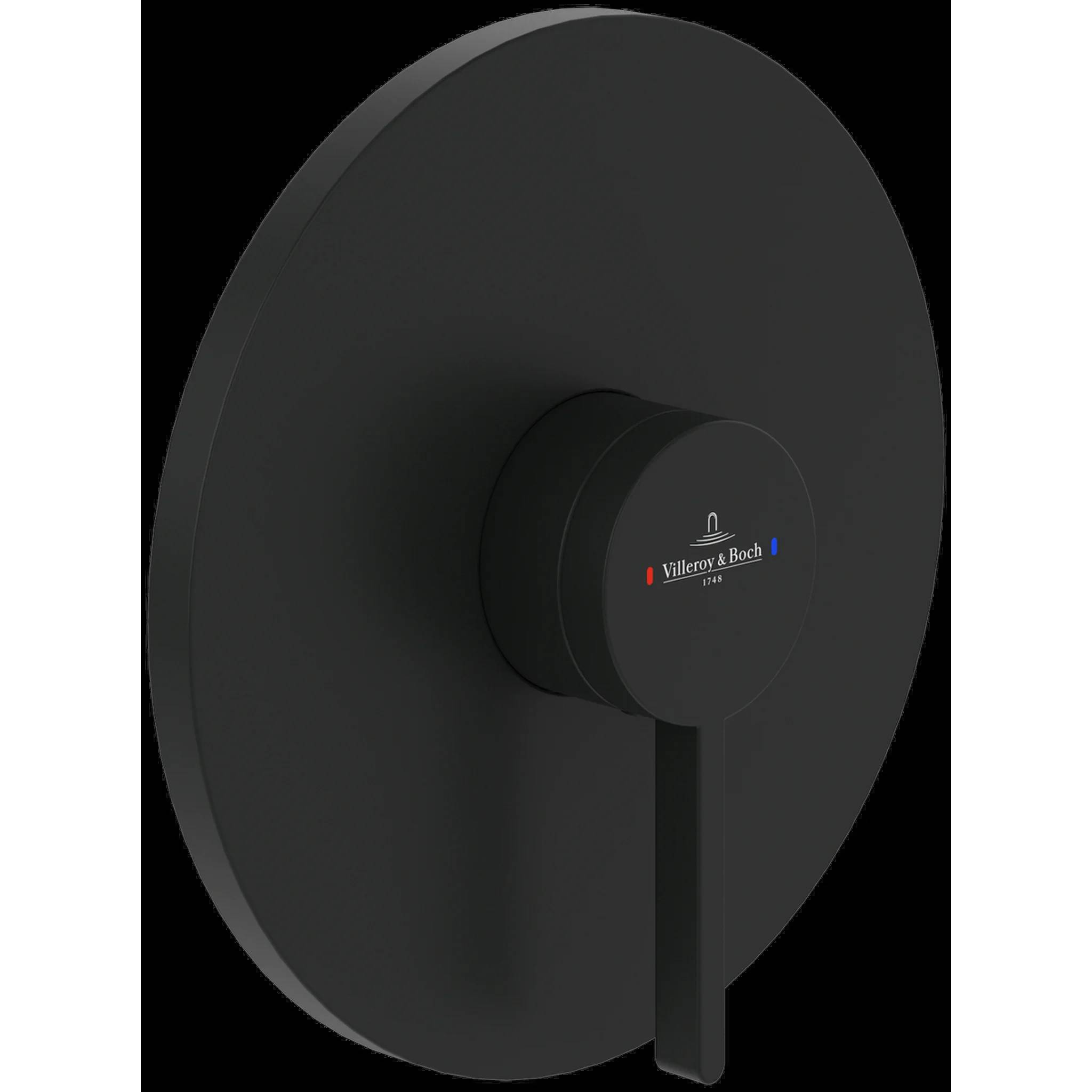 Villeroy & Boch EH-Brausearmatur Serie Dawn 170x170x38mm Matt Black, 1 Stk.